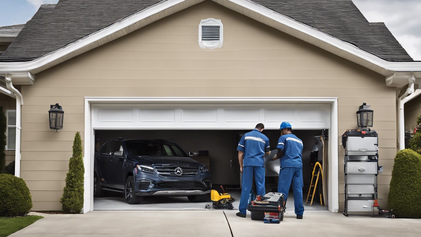 team of professional providing same day garage door repair